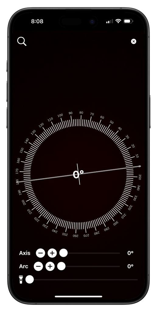 Snellen Eye Chart on the Eye Chart App